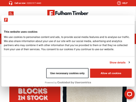 'fulhamtimber.co.uk' screenshot