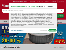 'mountfield.cz' screenshot