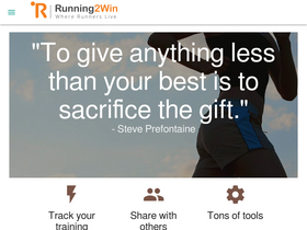 'running2win.com' screenshot