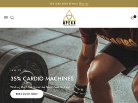 apexxperformance.com homepage screenshot