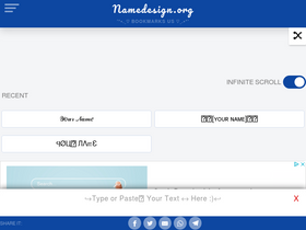 'namedesign.org' screenshot