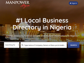 'manpower.com.ng' screenshot