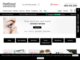 'feelgoodcontacts.com' screenshot