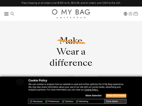 Omybagamsterdam website screenshot