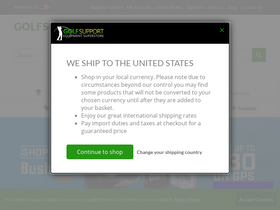 'golfsupport.com' screenshot