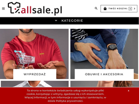 'allsale.pl' screenshot