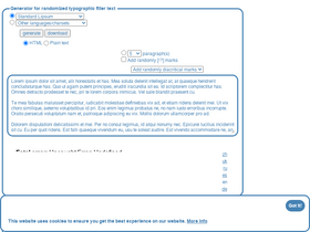 'lorem-ipsum.info' screenshot