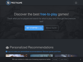 'freetogame.com' screenshot