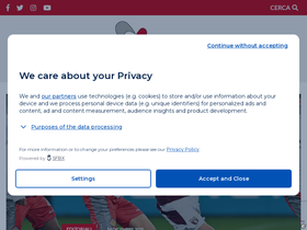 'cuoregrigiorosso.com' screenshot