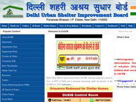 'delhishelterboard.in' screenshot