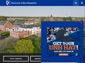 'unh.edu' screenshot