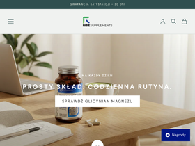 risesupplements.eu homepage screenshot