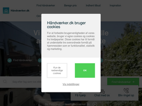 'haandvaerker.dk' screenshot
