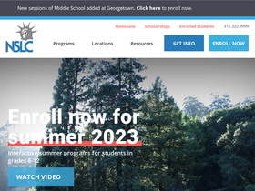 'nslcleaders.org' screenshot