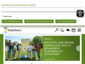 'paderborn.de' screenshot