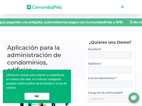 'comunidadfeliz.mx' screenshot