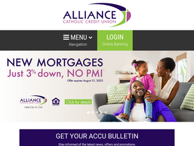 'allianceccu.com' screenshot