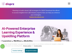 'disprz.com' screenshot