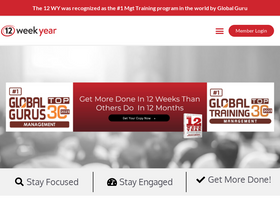 '12weekyear.com' screenshot
