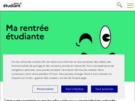 'messervices.etudiant.gouv.fr' screenshot