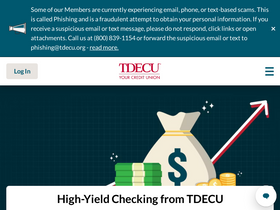 'tdecu.org' screenshot