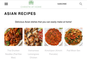 'christieathome.com' screenshot