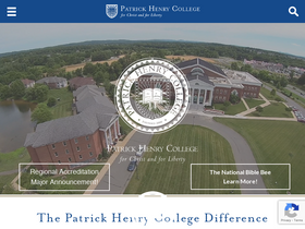 'phc.edu' screenshot