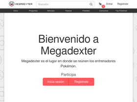 'megadexter.com' screenshot