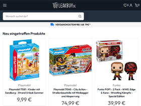 LeakBuy homepage screenshot