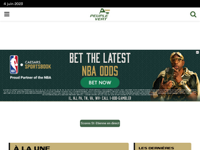 'peuple-vert.fr' screenshot