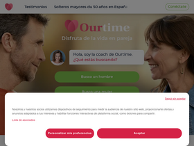 'ourtime.es' screenshot