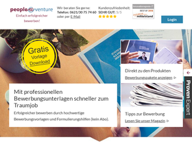 'peopleatventure.de' screenshot