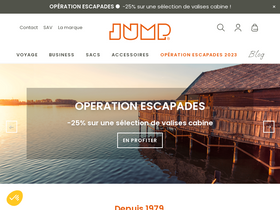Jump website screenshot