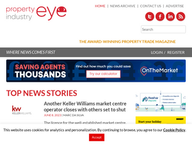 'propertyindustryeye.com' screenshot