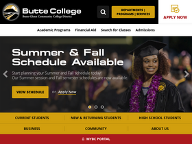 'butte.edu' screenshot
