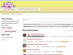 'newbuddhist.com' screenshot