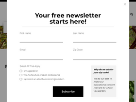 'pacifichorticulture.org' screenshot