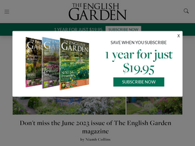 'theenglishgarden.co.uk' screenshot