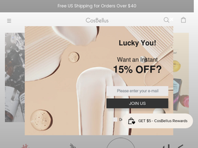 cosbellus.com homepage screenshot