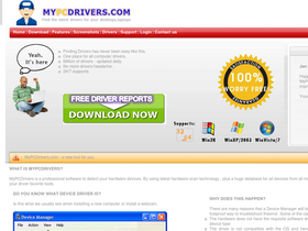 'mypcdrivers.com' screenshot