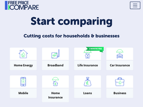 'freepricecompare.com' screenshot