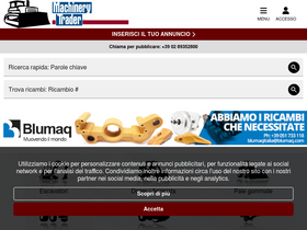 'machinerytrader.it' screenshot