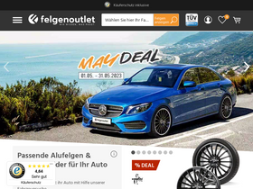 'felgenoutlet.at' screenshot
