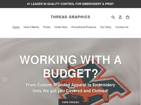 threadgraphicscfl.com homepage screenshot