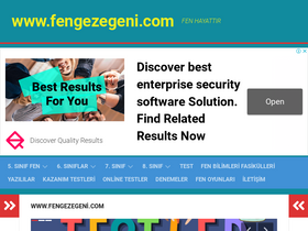 'fengezegeni.com' screenshot