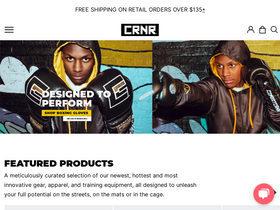 'combatcorner.com' screenshot