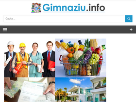 'gimnaziu.info' screenshot