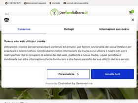 'perfarelalbero.it' screenshot