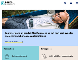 'fondsftq.com' screenshot