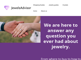 'jewelsadvisor.com' screenshot